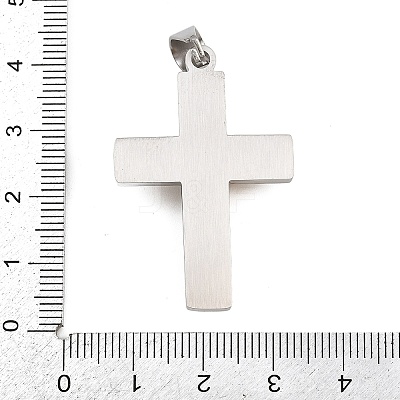 Jesus Theme 304 Stainless Steel Pendants STAS-D387-01C-PG-1