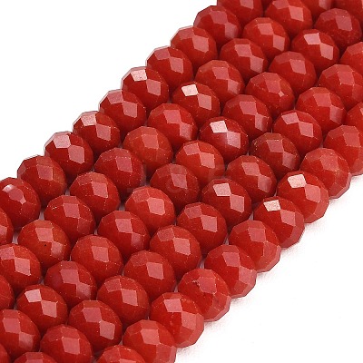 Faceted Dyed Natural White Jade Beads Strands GG-CBAE966-01B-D-1