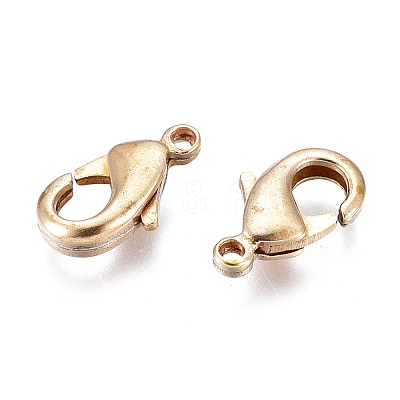 Brass Lobster Claw Clasps KK-901-C-01-NF-1