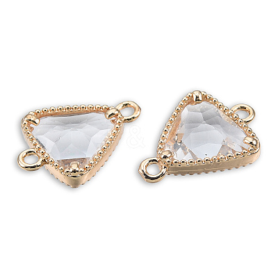 Transparent K9 Glass Connector Charms GLAA-N038-60-F13-1