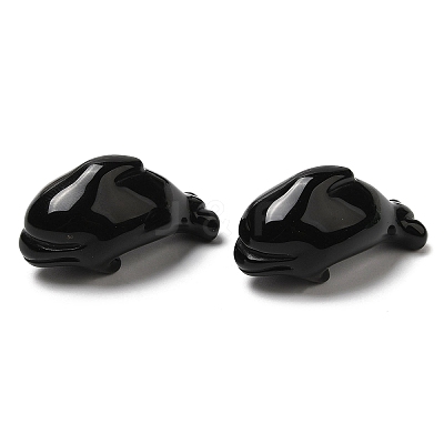Natural Obsidian Sculpture Display Decorations DJEW-Q002-02D-1