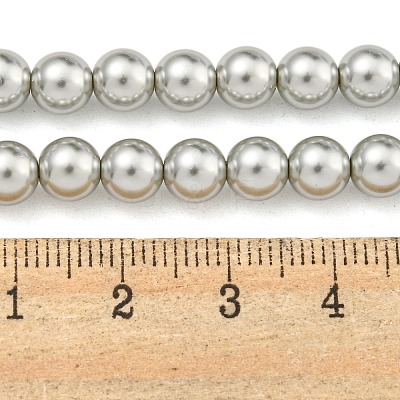 Glass Pearl Beads Strands HY-G002-01C-04-1