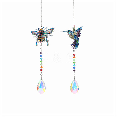 DIY Diamond Painting Suncatcher Pendant Decoration Kit DIAM-PW0009-02E-1