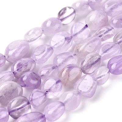 Natural Lavender Amethyst Beads Strands LS-G-L478-51-1