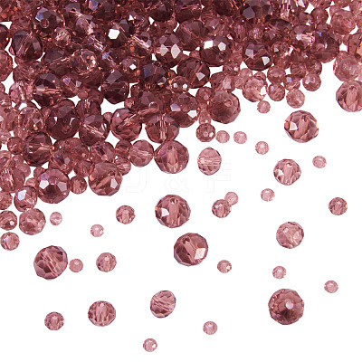 4 Strands 4 Styles Glass Beads Strands EGLA-TA0012-97A-1