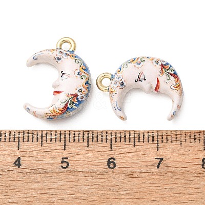 Printed Alloy Pendants AL-CBA7256-26G-1