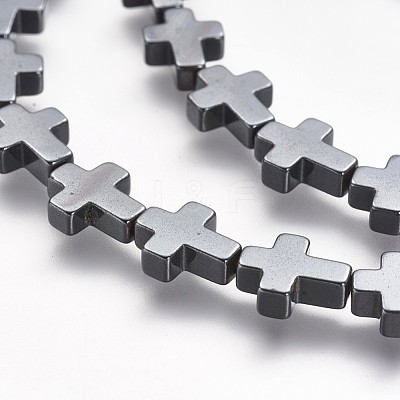 Non-magnetic Synthetic Hematite Beads Strands X-G-P218-17-08-1