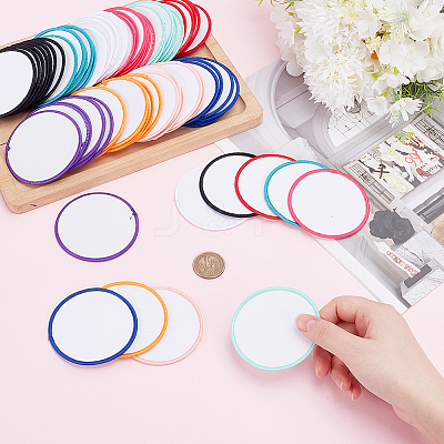 80Pcs 8 Bags Computerized Embroidery Polyester Iron on/Sew on Patches DIY-GO0003-19-1