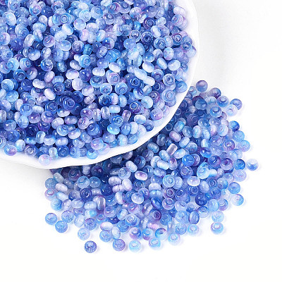 Imitation Cat Eye Glass Seed Beads SEED-N007-31J-1