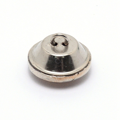Glass Rhinestone Button BUTT-WH0015-21B-02-1