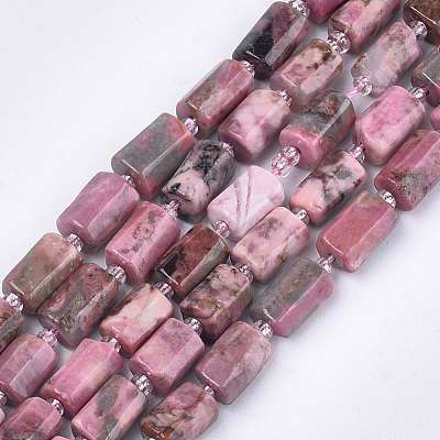 Natural Rhodonite Beads Strands X-G-S345-8x11-017-1