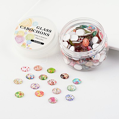 Glass Cabochons GGLA-JP0002-01-1