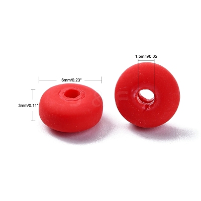 Handmade Polymer Clay Beads Strands CLAY-N008-008D-1