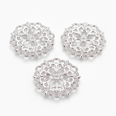 Tibetan Style Filigree Joiners Links LS-TIBE-A11623-P-LF-1