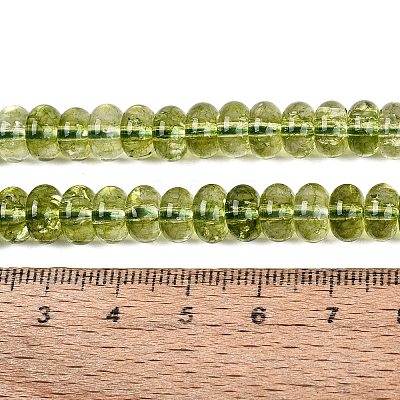Crackle Transparent Glass Beads Strands GLAA-N074-02A-13-1
