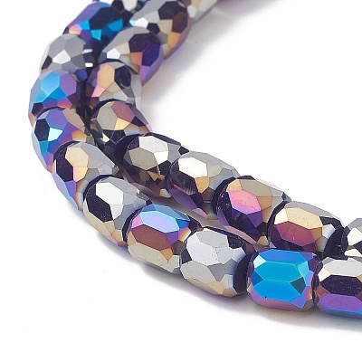 AB Color Plated Glass Beads GLAA-F108-12B-03-1