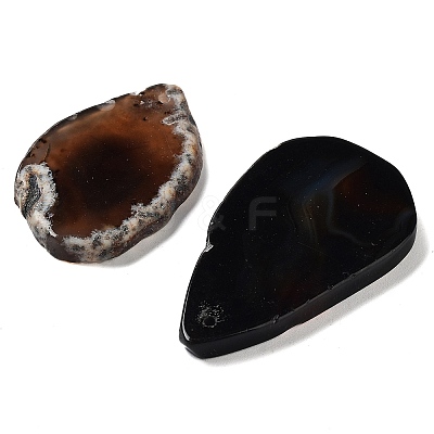 Dyed Mixed Shape Natural Agate Gemstone Big Pendants G-R300-11-1