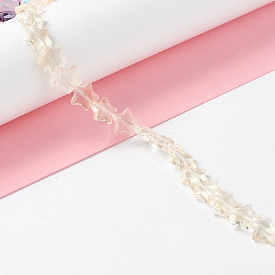 Transparent Glass Beads Strand GLAA-K057-01L-1
