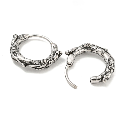 316 Surgical Stainless Steel Hoop Earrings EJEW-D096-12AS-21-1