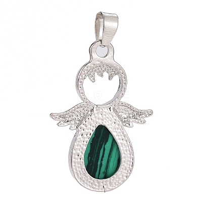 Synthetic Malachite Pendants G-H180-02P-1