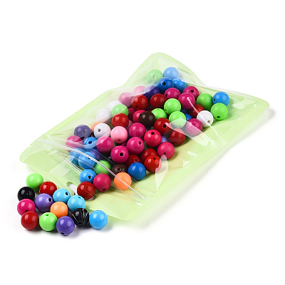 Macaron Color Plastic Yin-yang Resealable Bags OPP-N001-01E-08-1
