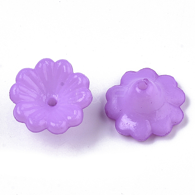 Opaque AS Plastic Bead Caps MACR-T039-019C-1