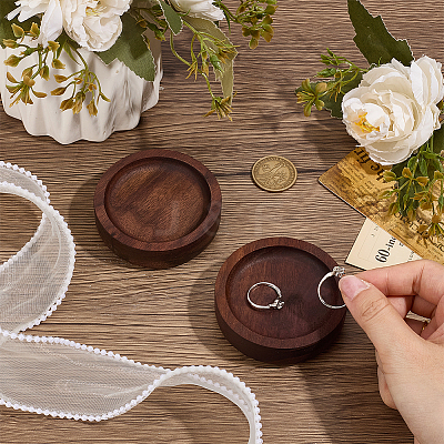 Wood Display Trays for Wedding Rings WOOD-WH0052-004-1