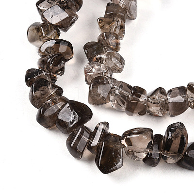 Natural Smoky Quartz Beads Strands G-B072-A01-01-01-1