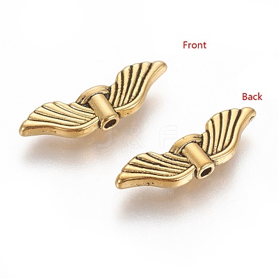 Tibetan Style Alloy Beads TIBEB-LF10821YKG-AG-FF-1