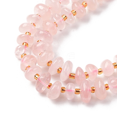 Natural Rose Quartz Beads Strands LS-G-RM250109-A17-1