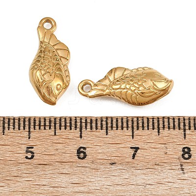 304 Stainless Steel Pendants STAS-A132-06F-G-1