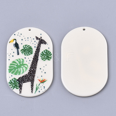 Acrylic Big Pendants X-KY-S163-069-1