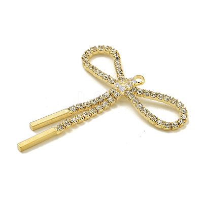 Brass Rhinestone Pendants KK-I715-14G-01-1