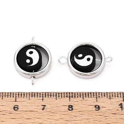 Polymer Clay Beads with CCB Plastic Frame Connector Charms CLAY-T022-35M-01B-1