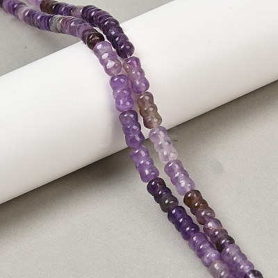 Natural Amethyst Beads Strands G-P595-A04-01-1