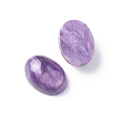 Natural Charoite Cabochons G-E557-05D-1