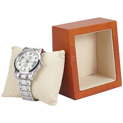 Rectangle Wooden Watch Display Stands ODIS-WH0017-110B-1