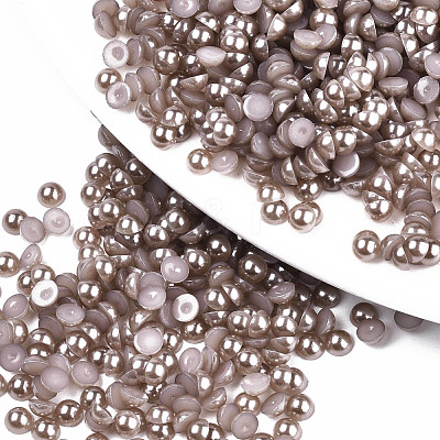 10000pcs ABS Plastic Imitation Pearl Cabochons SACR-S738-4mm-Z49-1