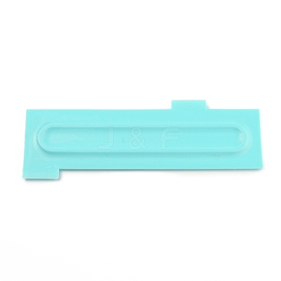 Plastic Baking Edge Dough Scraper and Cutter Pastry Spatulas AJEW-P077-08-1