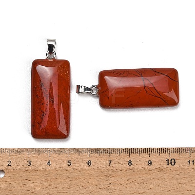 Natural Red Jasper Pendants GG-CBAA0EE-01P-16-1