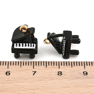 Alloy Enamel Pendants AL-CBA1F11-05G-B-1