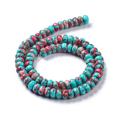 Synthetic Turquoise Beads Strands G-C034-02B-1