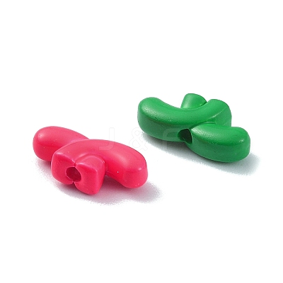 Spray Painted Alloy Beads PALLOY-Q445-02-1
