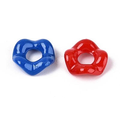 Opaque Acrylic Beads OACR-N139-09-1