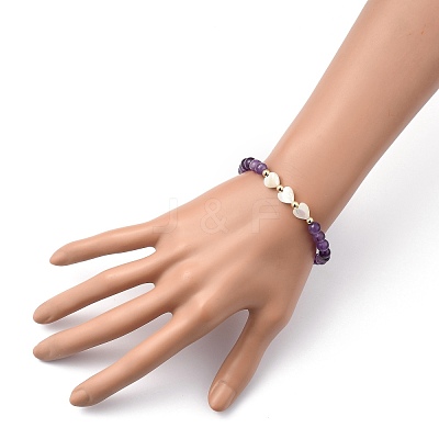 Stretch Beaded Bracelets BJEW-JB05403-04-1