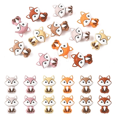 6Pcs Silicone Beads SIL-YW0002-15A-1