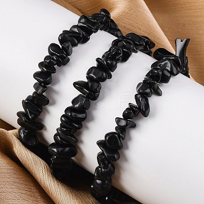 Natural Indian Agate Stretch Bracelets BJEW-JB03681-04-1