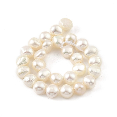 Natural Cultured Freshwater Pearl Beads Strands PEAR-A006-07B-1