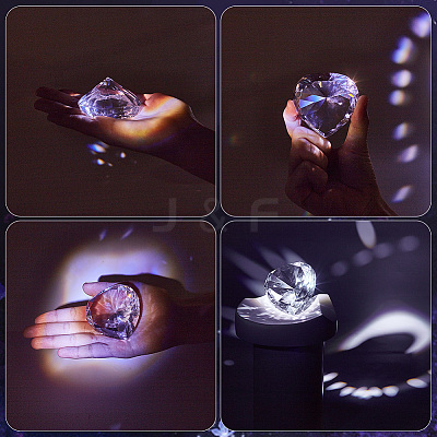 K9 Glass Rhinestone Heart Ornaments DJEW-WH20001-06A-1