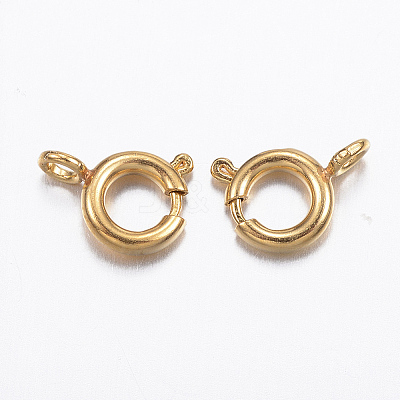 Ion Plating(IP) 304 Stainless Steel Spring Ring Clasps LS-STAS-P163-16G-1